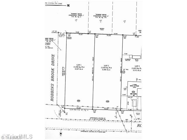 216 Robbins Road Winston-Salem, NC 27106 - Photo 1 of 2 Plat Map.