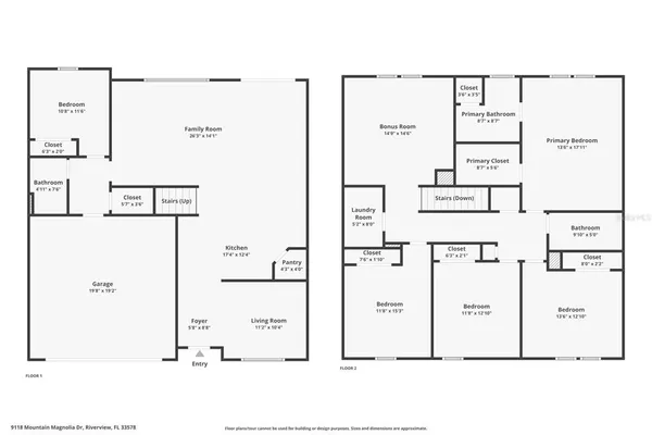 $449,000 | 9118 Mountain Magnolia Drive, Riverview, FL 33578