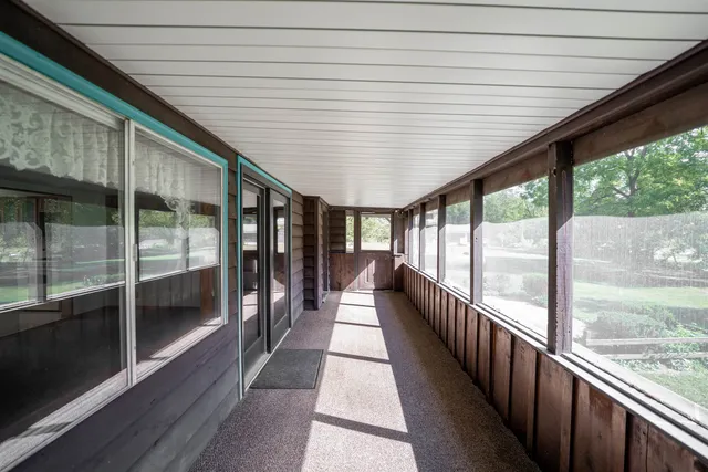 a view of outdoor space and trees