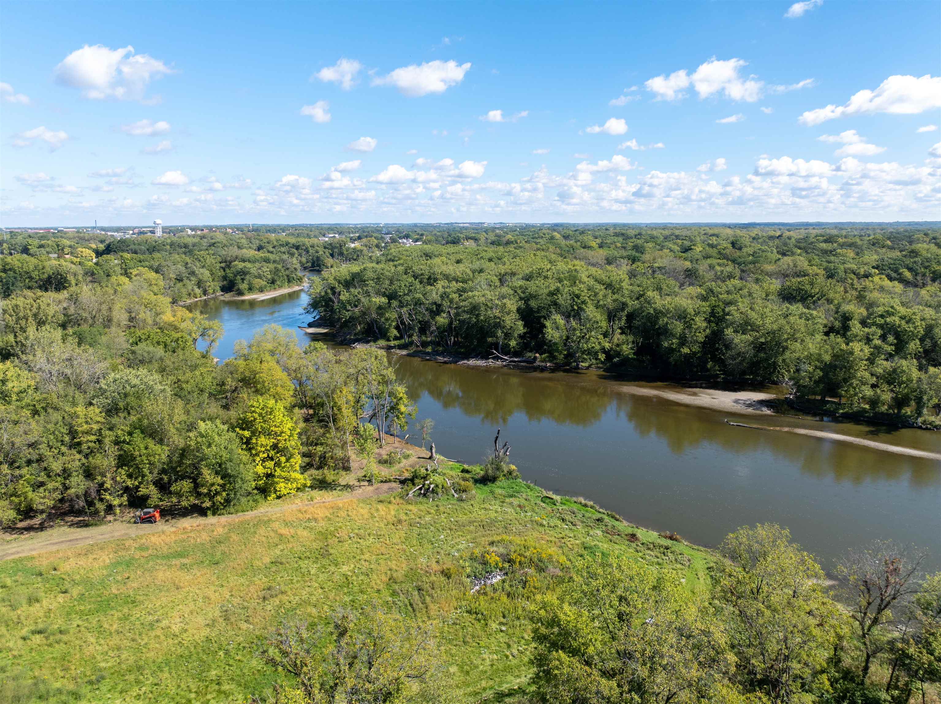 15361 South Bluff Road South Beloit, IL 61080 - Photo 55 of 64 a view of a lake with houses in the back