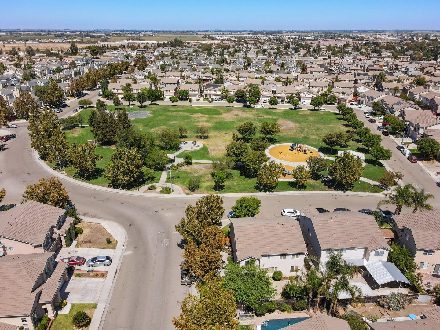 3021 Simms Lane Tracy, CA 95377 - Photo 30 of 33 an aerial view of a house with a yard