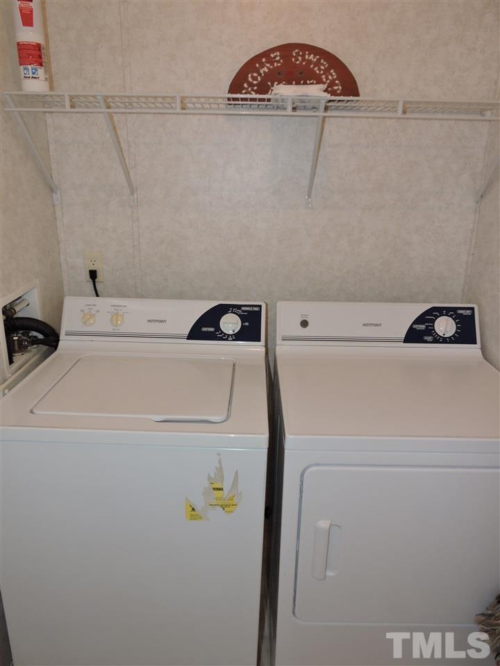 320 Moriah Road Rougemont, NC 27572 - Photo 13 of 16 a utility room with dryer and washer