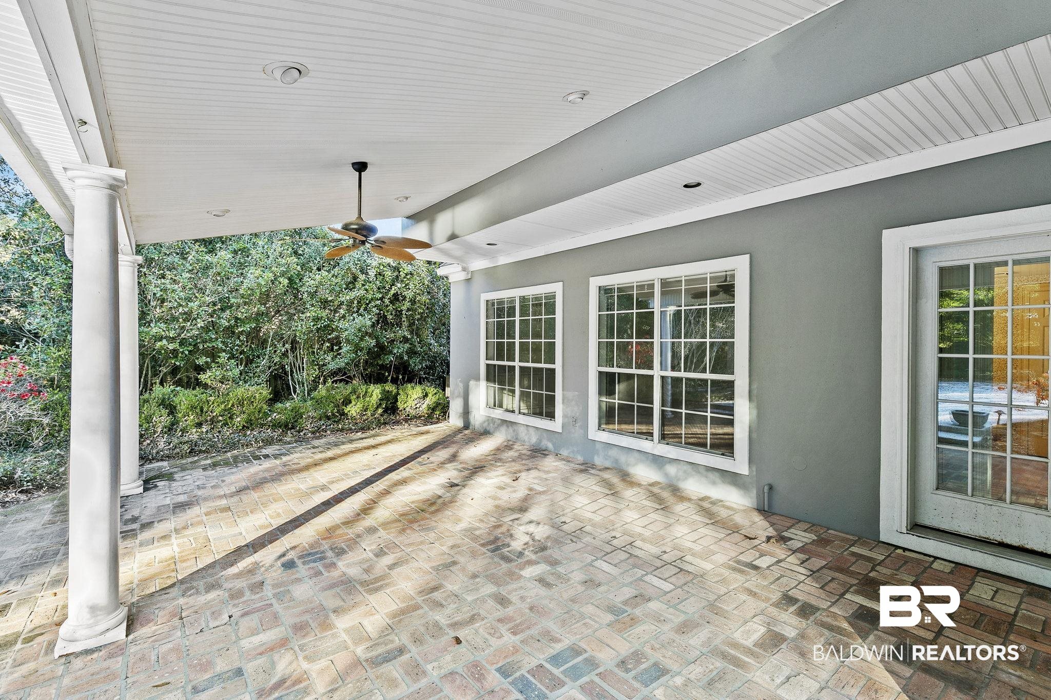 2100 Stonebrook Drive West Mobile, AL 36695 - Photo 48 of 60 View of patio / terrace with ceiling fan