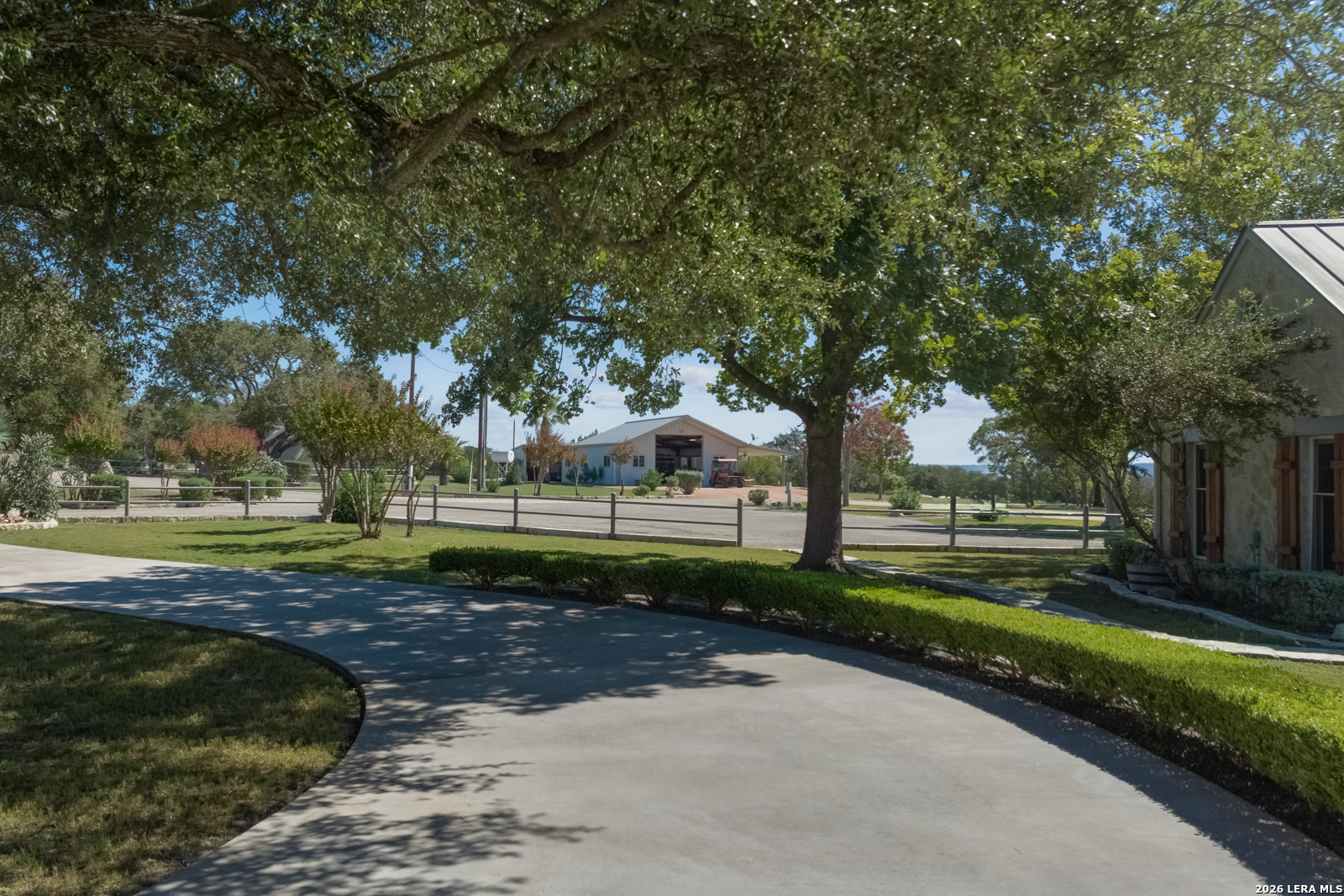521 Bluff Creek Road North Center Point, TX 78010 - Photo 54 of 74 a front view of a house with a yard