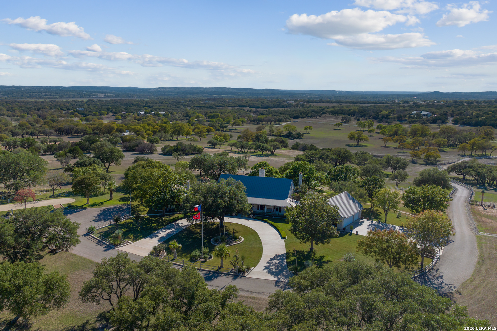 521 Bluff Creek Road North Center Point, TX 78010 - Photo 74 of 74 an aerial view of multiple house