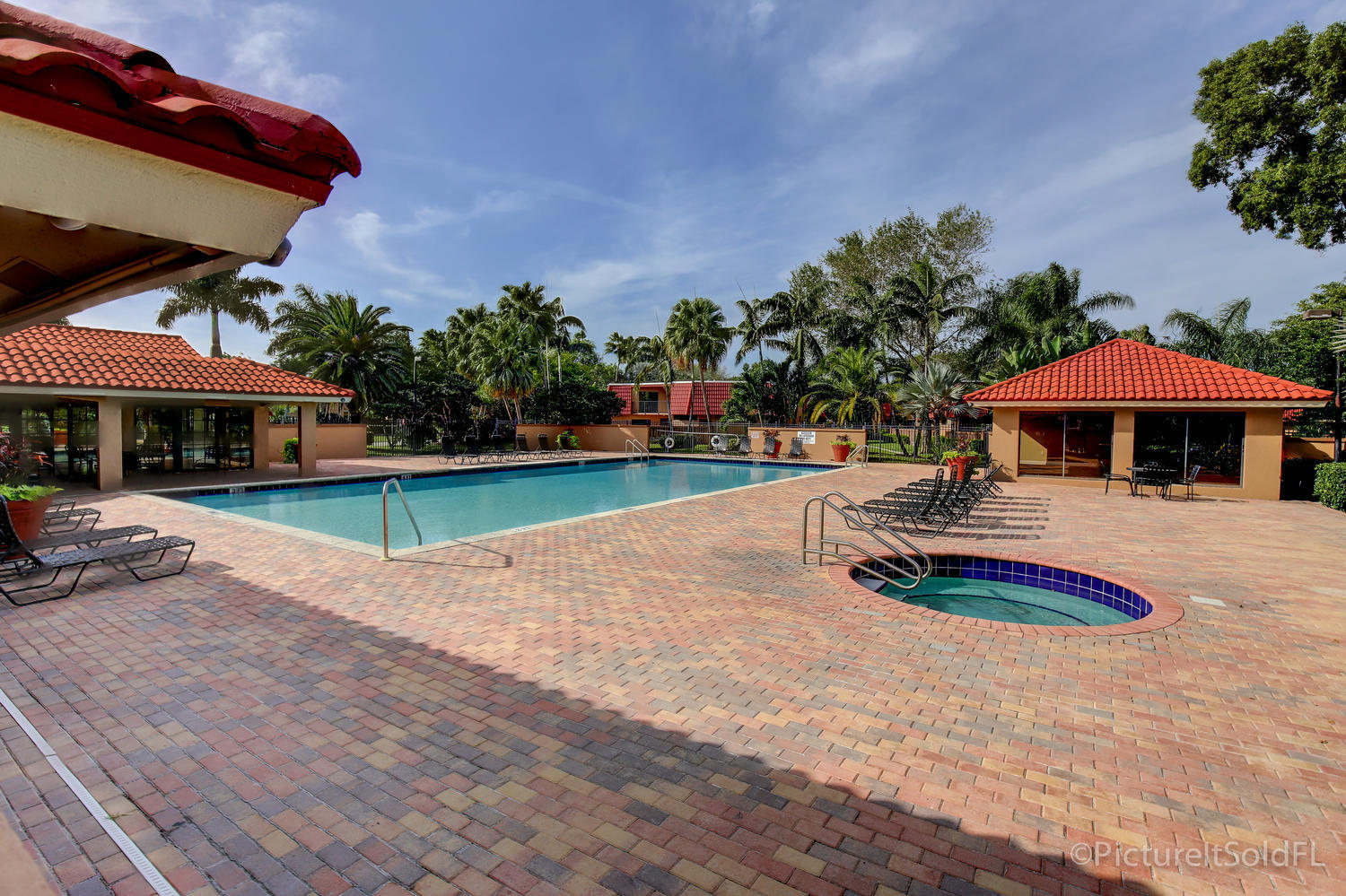 8249 Thames Boulevard, Unit B Boca Raton, FL 33433 - Photo 39 of 46 an outdoor space with pool and furniture