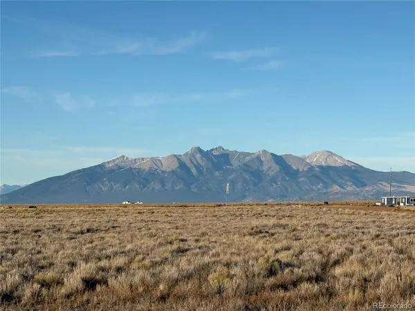 an aerial view of mountain and tree