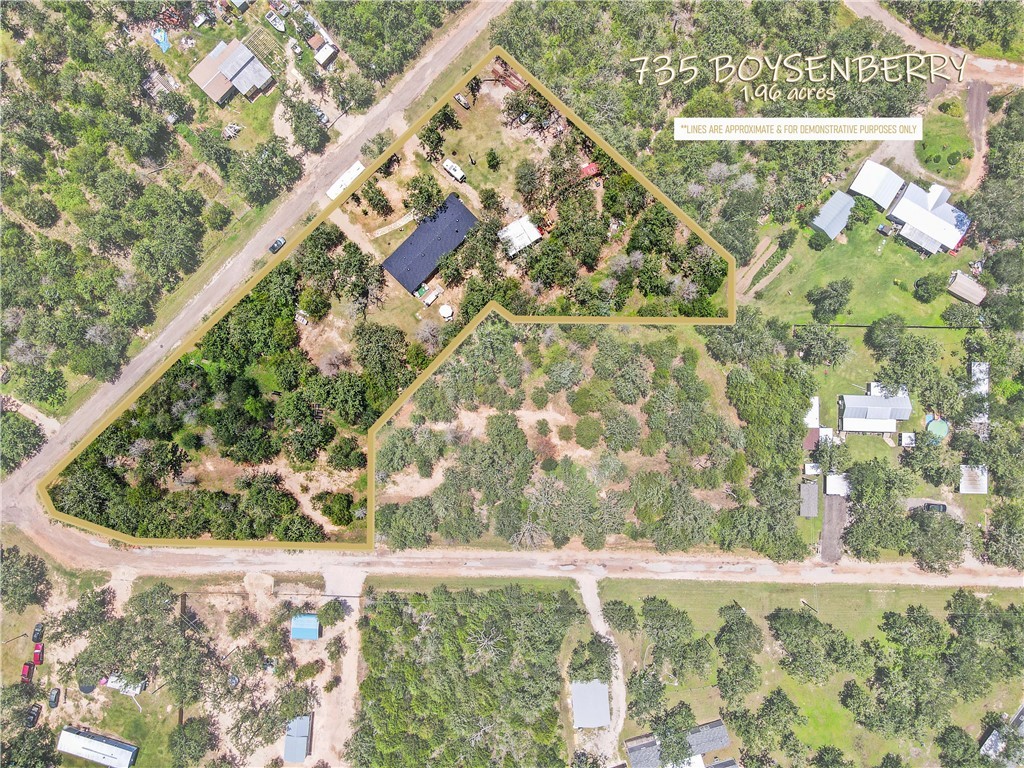 735 Boysenberry Road Somerville, TX 77879 - Photo 26 of 27 a view of a yard