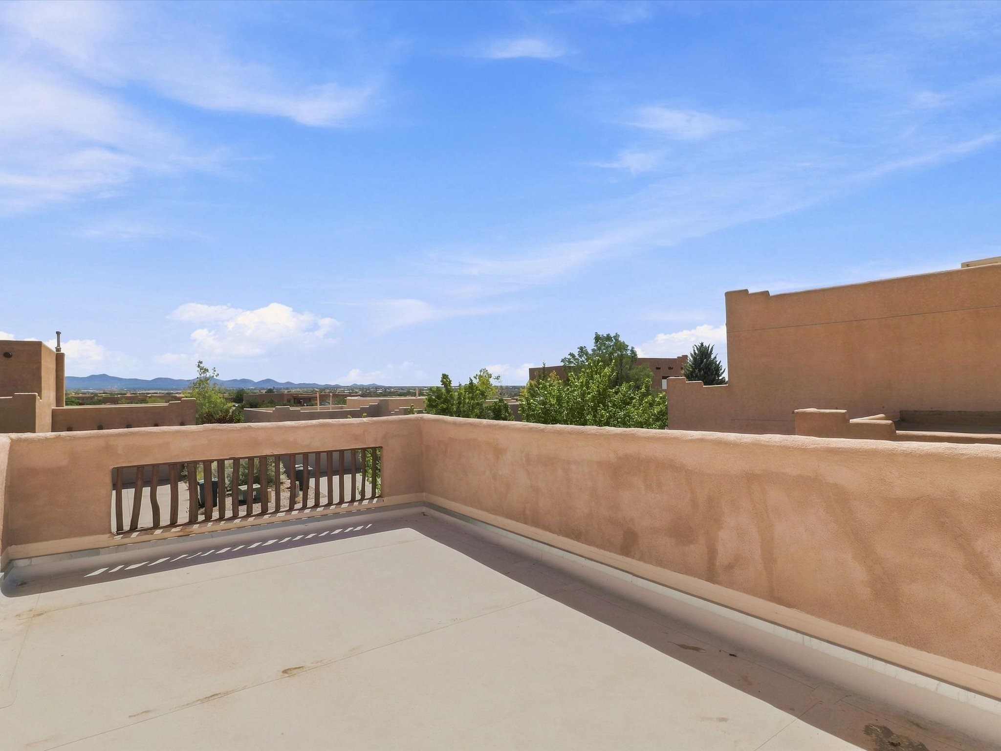 VIEWS of the Sangre de Cristo Mountains.