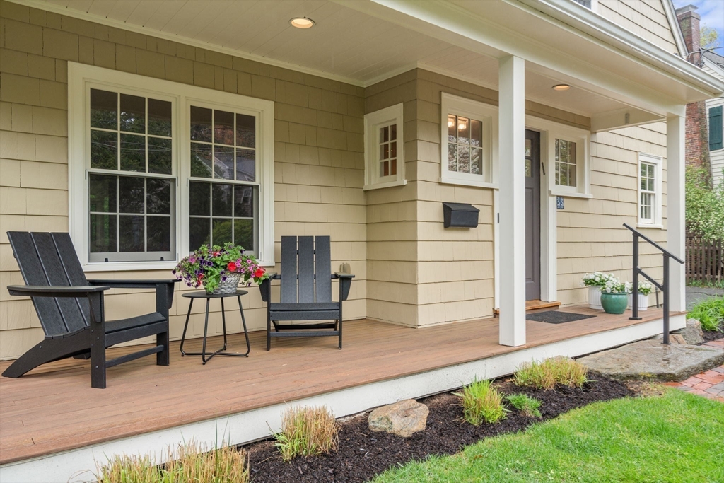 33 Manchester Road Newton, MA 02461 - Photo 2 of 31 a view of a two chairs in the back yard of the house