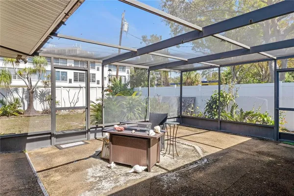 a living room filled with furniture