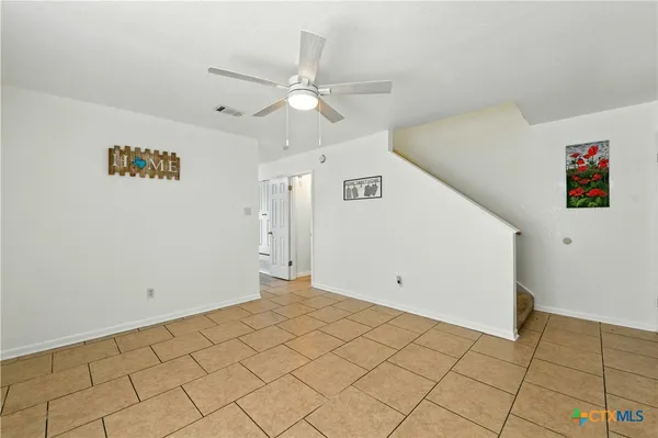 a view of an empty room
