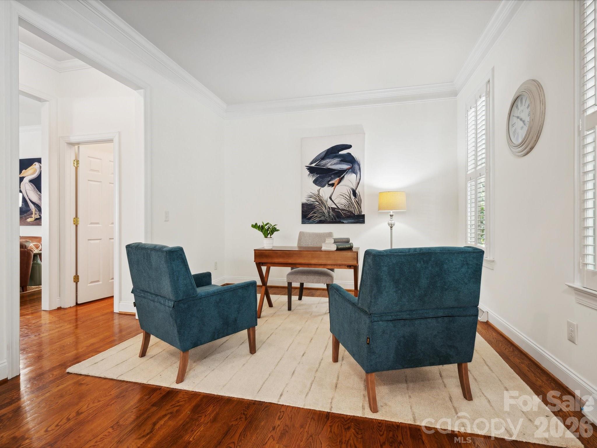 927 Derick's Crossing Fort Mill, SC 29708 - Photo 11 of 48 a living room with furniture and a wooden floor