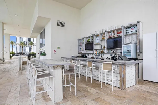 a kitchen with a sink cabinets and counter space