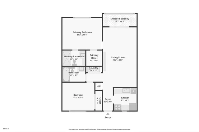 $2,000 | 7940 Northwest 50th Street, Unit 203, Lauderhill, FL 33351