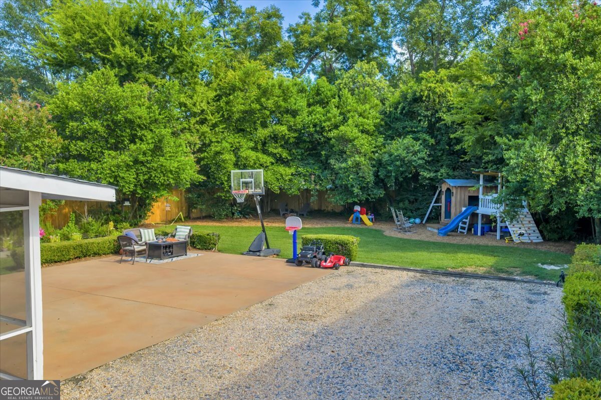 712 Stonewall Street Dublin, GA 31021 - Photo 58 of 65 a view of park with entertaining space and large trees