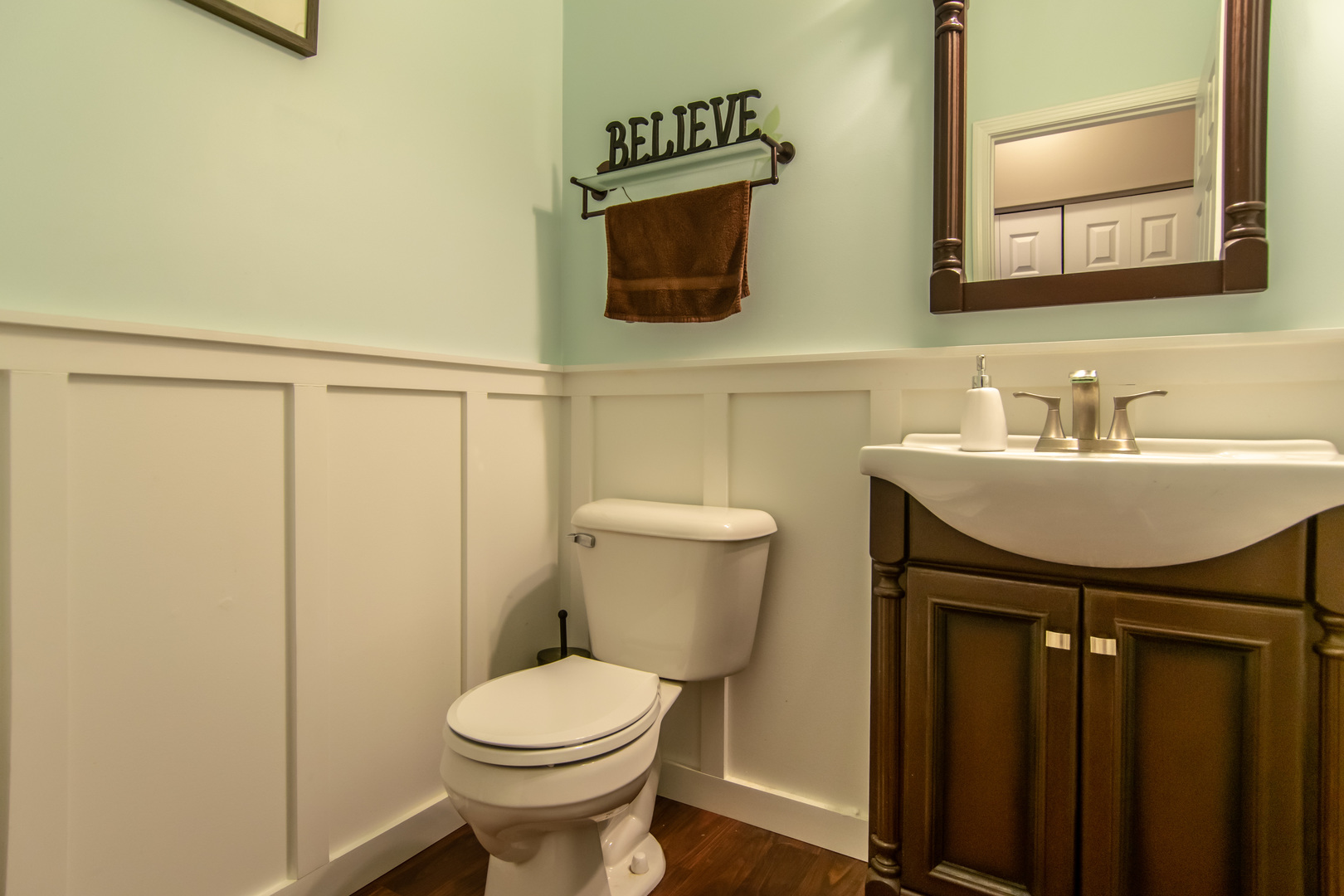 6500 Roth Drive Joliet, IL 60431 - Photo 10 of 36 a bathroom with a sink toilet and mirror