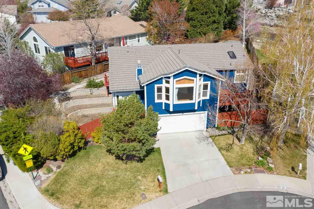 2259 Ridgeview Drive Reno, NV 89519 - Photo 2 of 39 an aerial view of a house with a yard