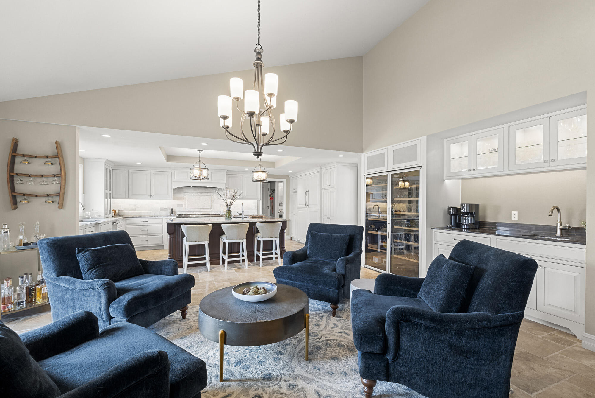 1855 Ringsted Drive Solvang, CA 93463 - Photo 14 of 30 a living room with furniture kitchen and a chandelier