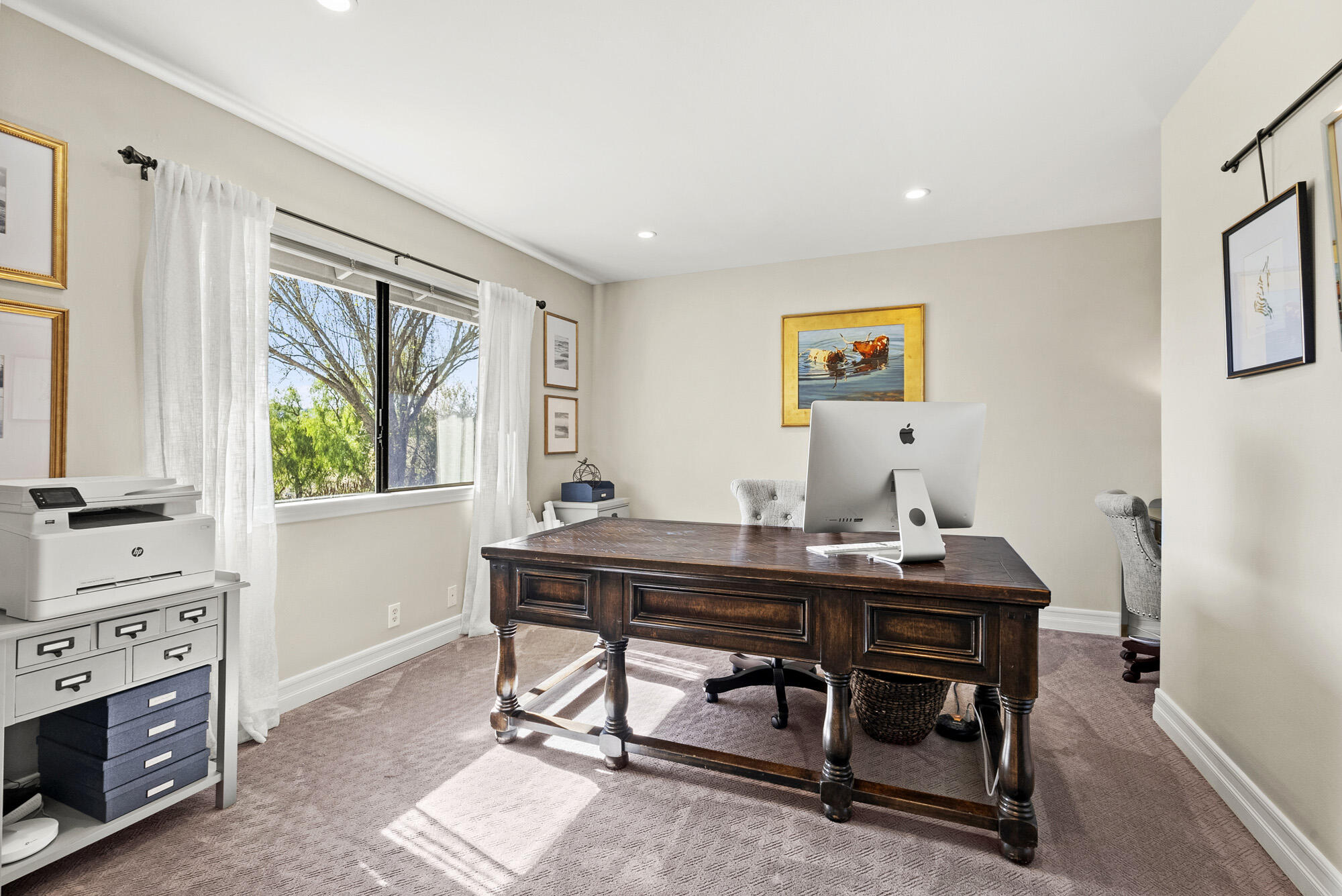 1855 Ringsted Drive Solvang, CA 93463 - Photo 16 of 30 a view of a workspace with furniture and a window