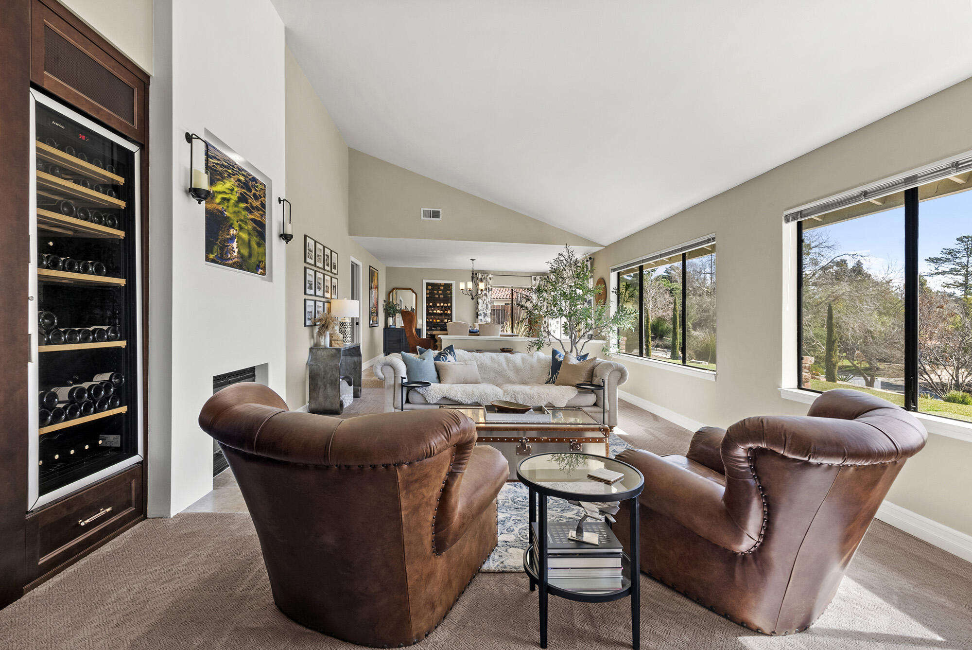1855 Ringsted Drive Solvang, CA 93463 - Photo 6 of 30 a living room with fireplace furniture and a large window
