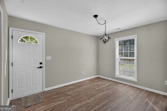 wooden floor in an empty room