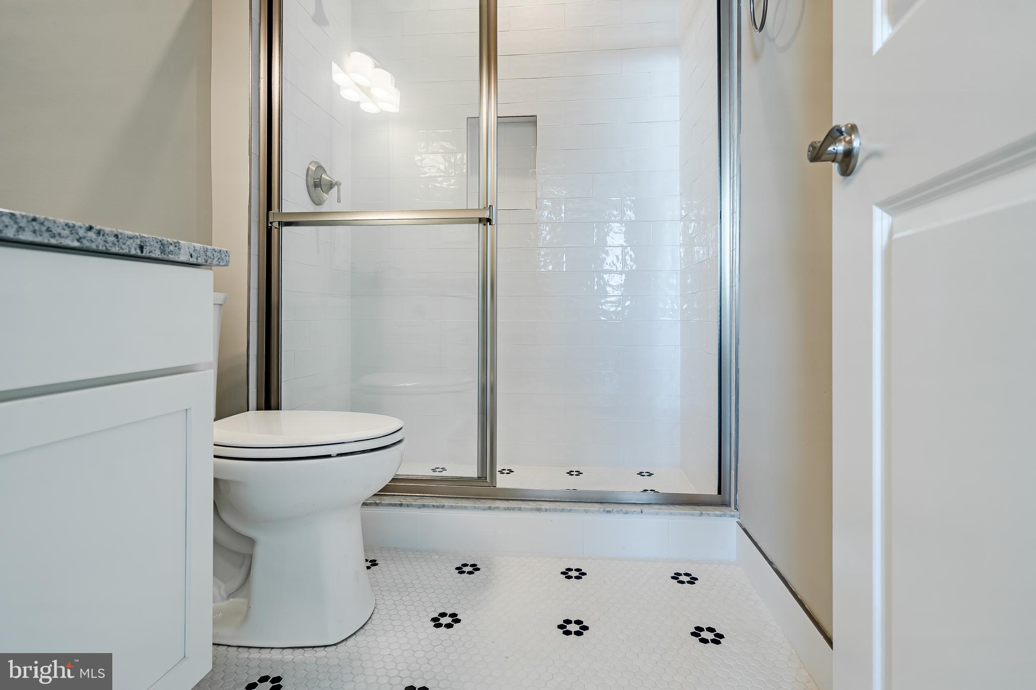 226 Bridge Street, Unit 2 Phoenixville, PA 19460 - Photo 15 of 25 a bathroom with a sink a toilet and shower