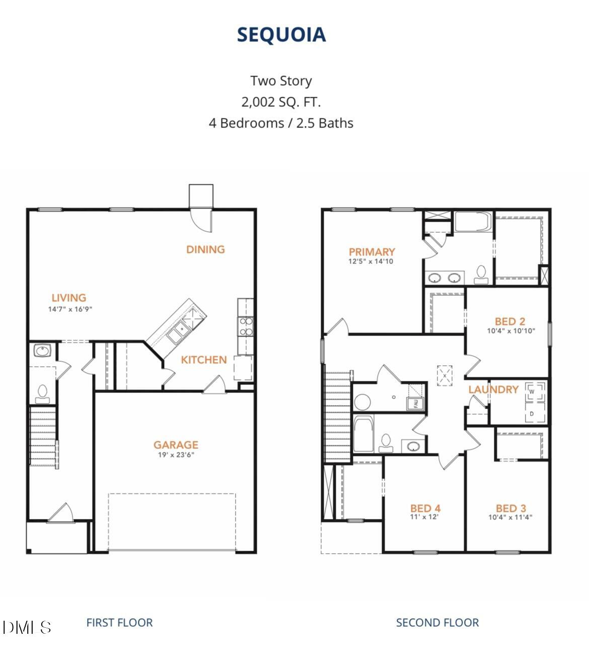 209 Lillian Court Roxboro, NC 27573 - Photo 6 of 6 Sequoia Floor Plan