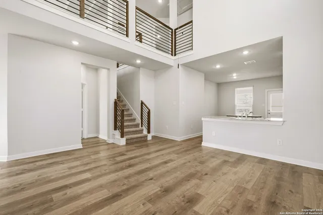 a view of an empty room