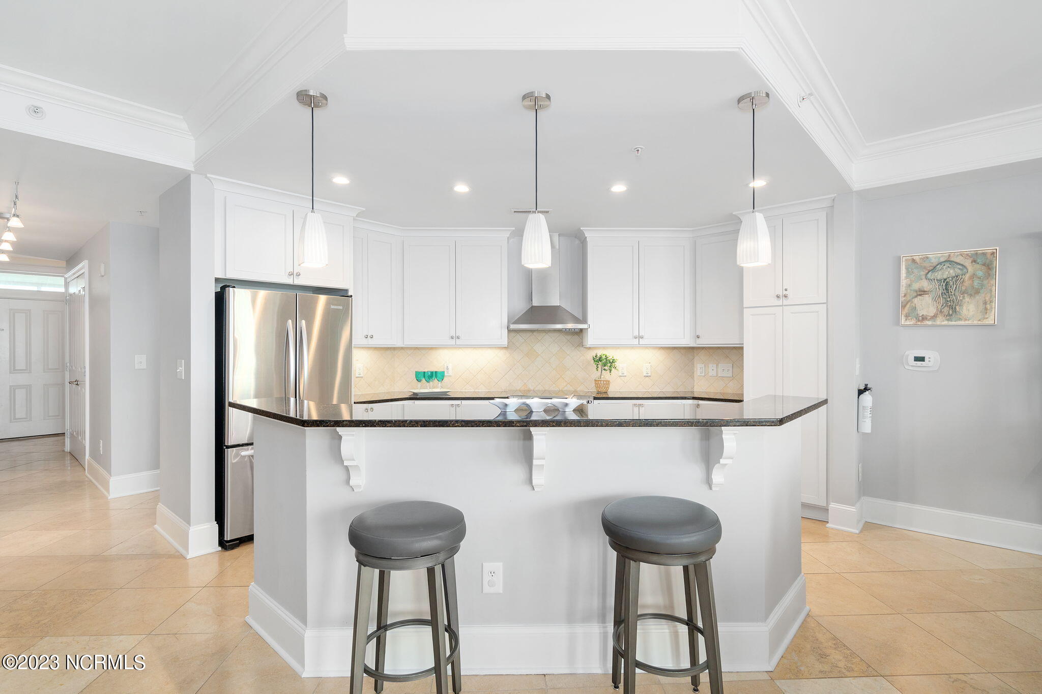 1435 Salter Path Road, Unit G3 Indian Beach, NC 28512 - Photo 16 of 37 Gourmet kitchen w/ island