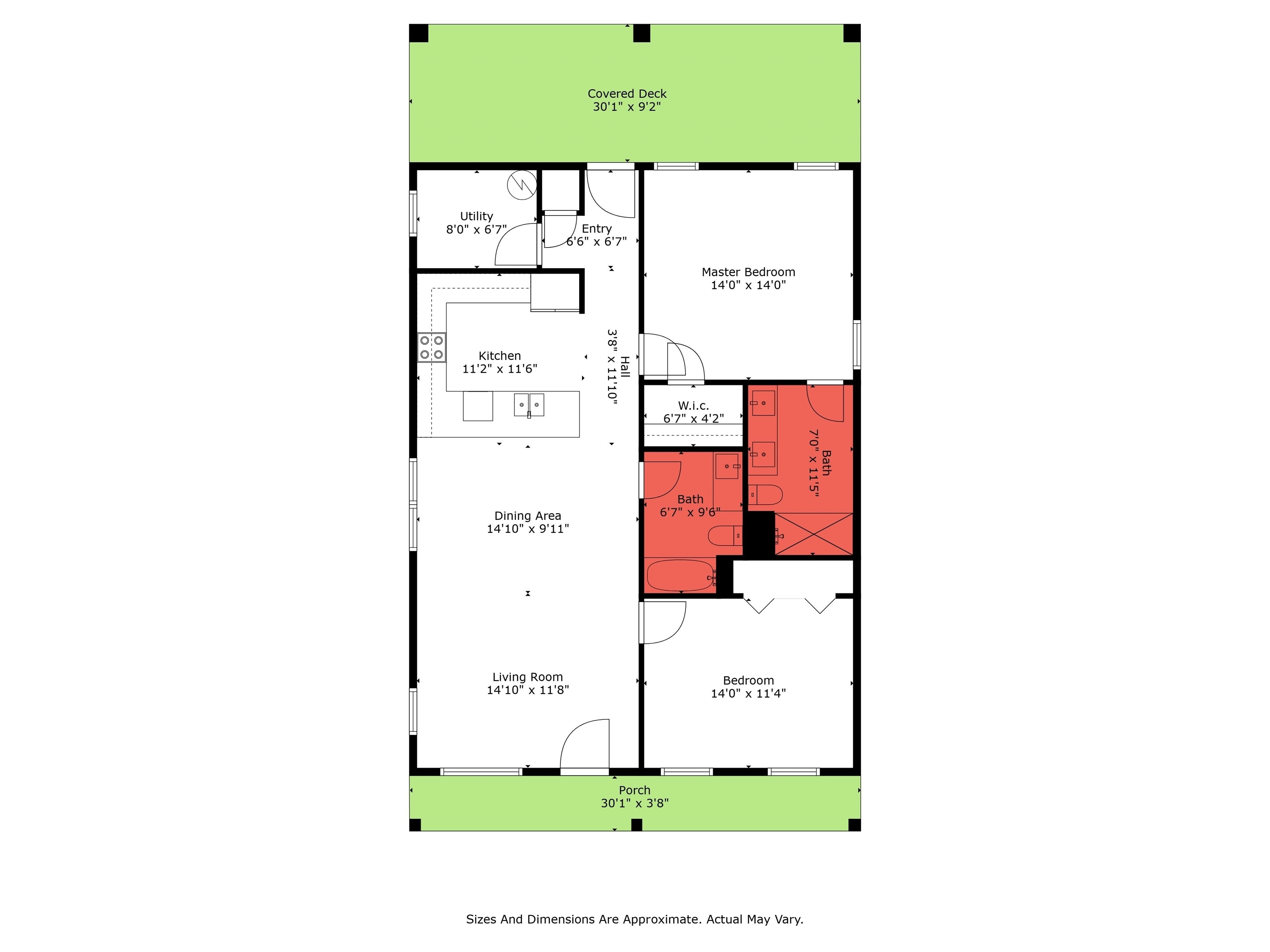 5625 Georgia Street Orange Beach, AL 36561 - Photo 30 of 30 Floor plan