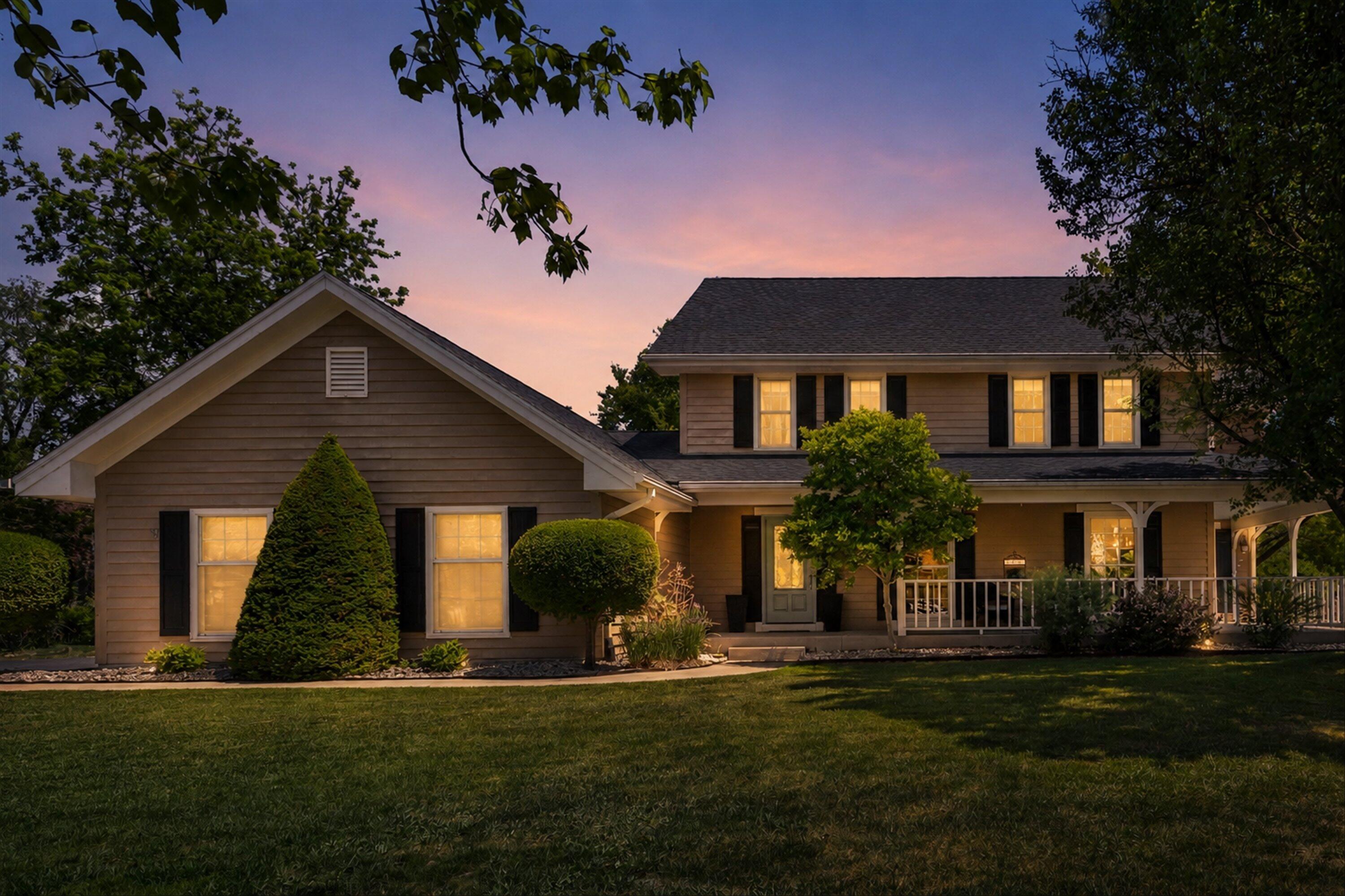 6501 Jessica Turn Caledonia, WI 53402 - Photo 2 of 66 Absolutely Stunning At Twilight