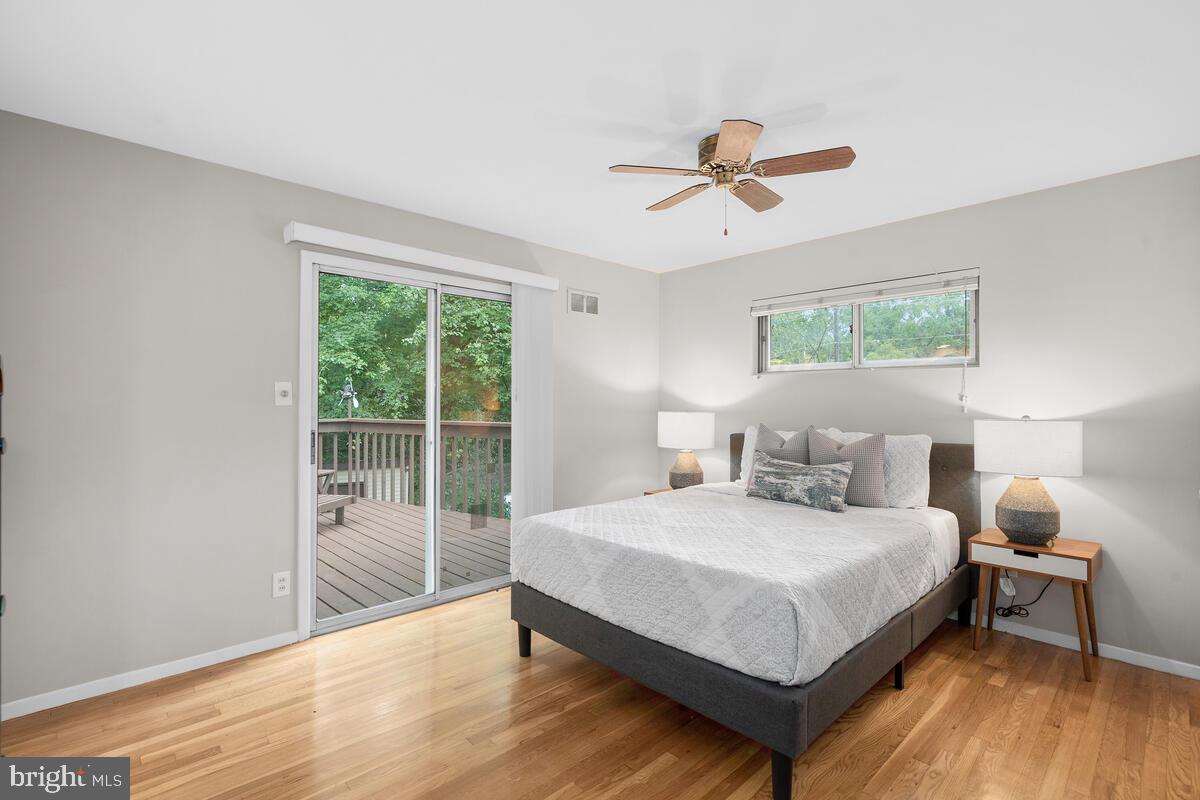 903 Leverton Road Rockville, MD 20852 - Photo 21 of 56 Primary Bedroom with sliders to private deck