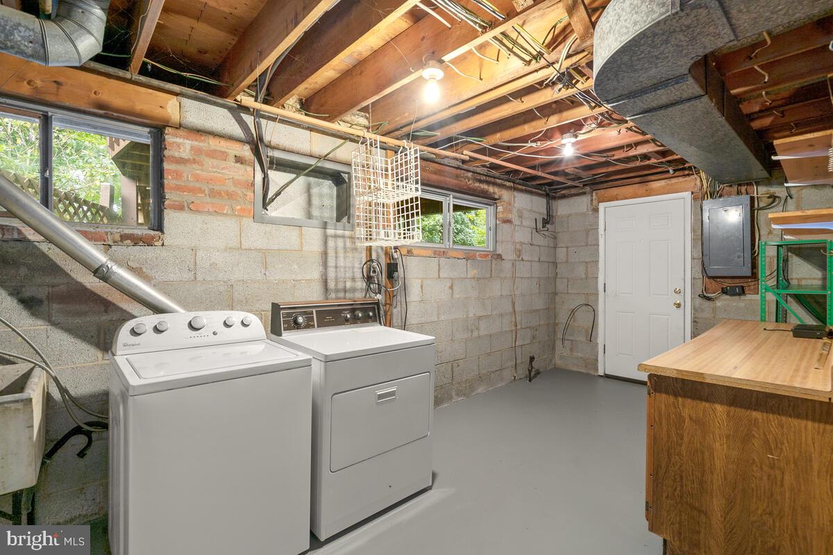 903 Leverton Road Rockville, MD 20852 - Photo 39 of 56 Unfinished area and Laundry area
