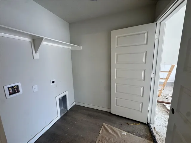 a view of closet area