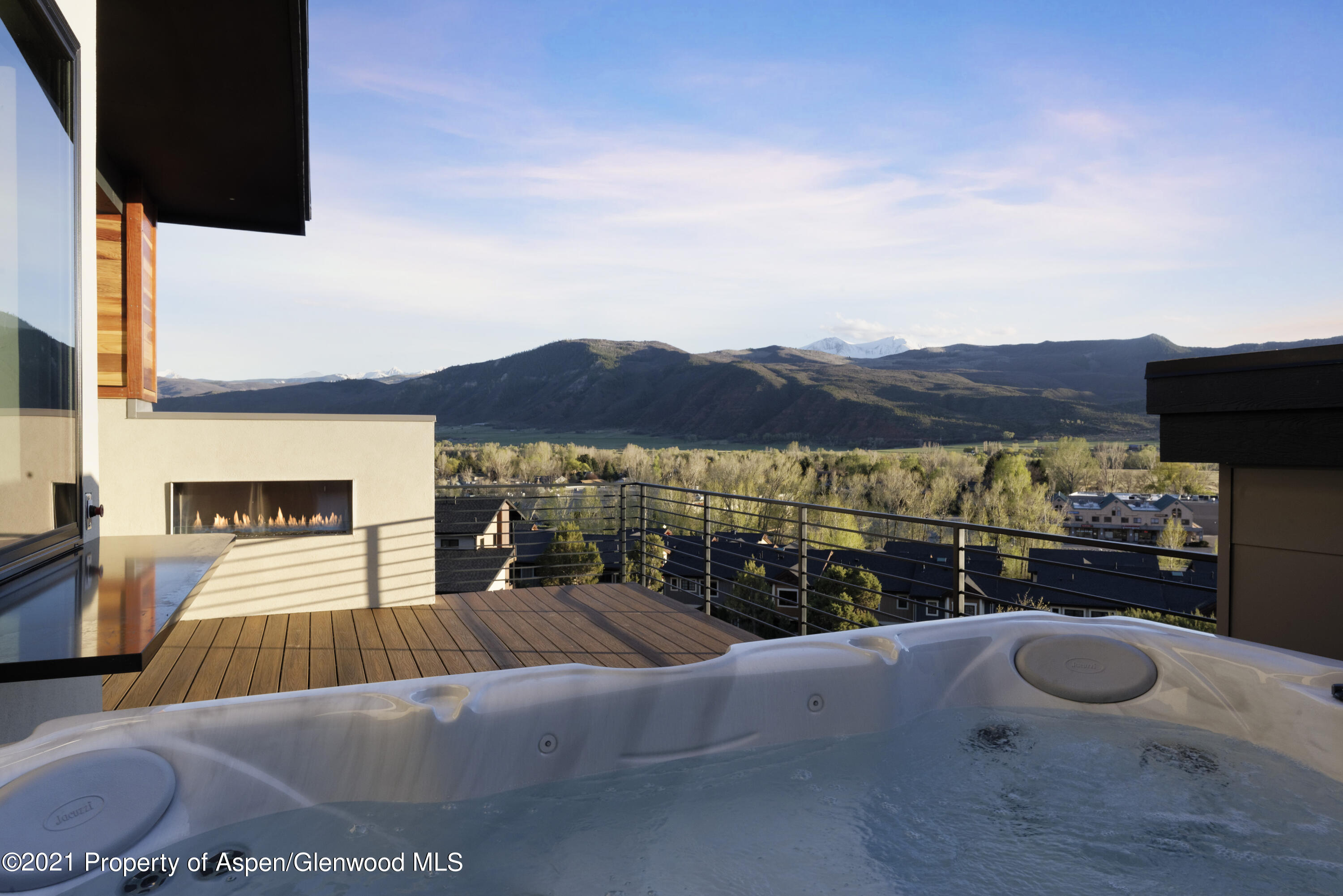 350 Overlook Ridge Basalt, CO 81621 - Photo 20 of 53 a view of a terrace with furniture and a fireplace