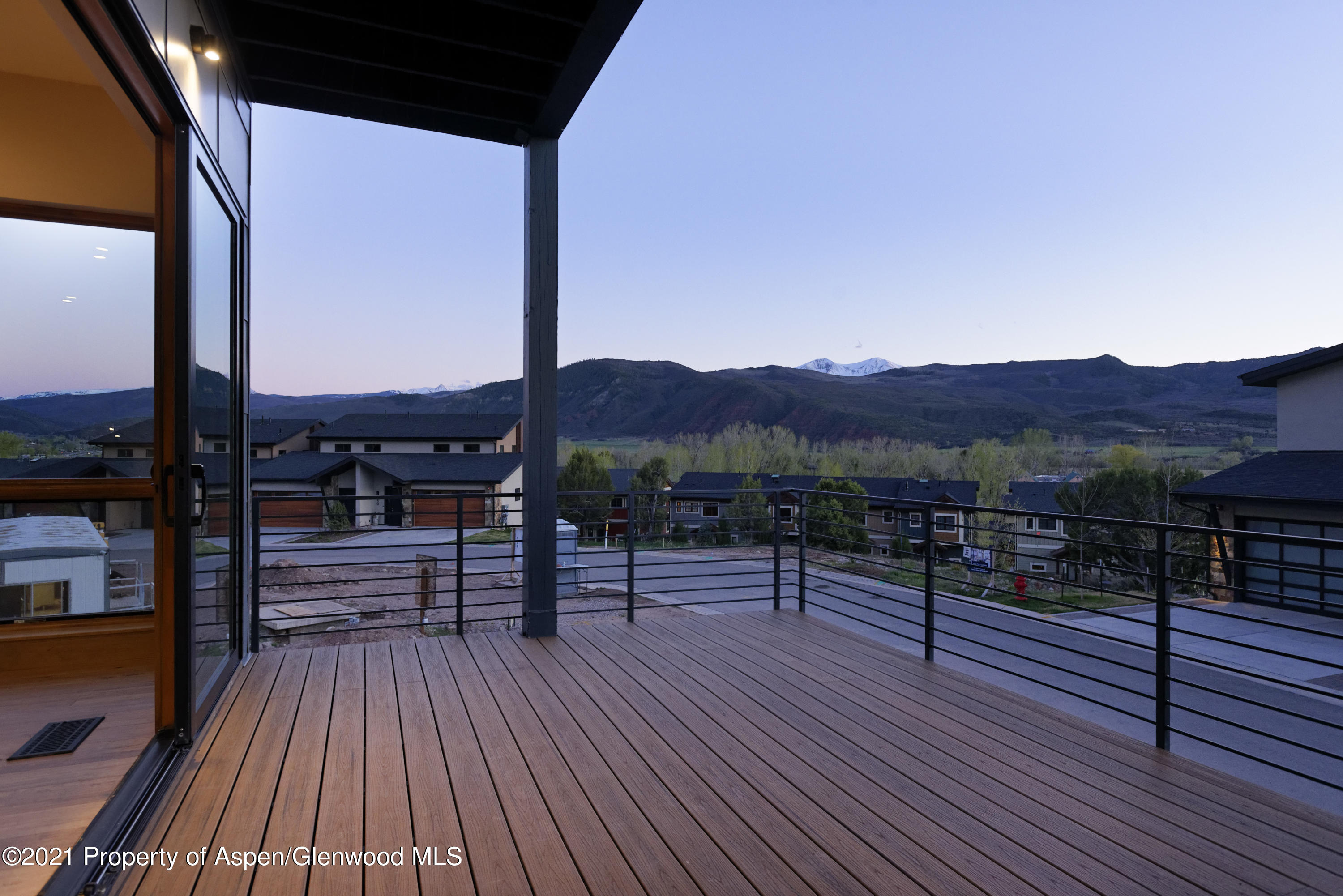 350 Overlook Ridge Basalt, CO 81621 - Photo 10 of 53 a view of a terrace with a glass door