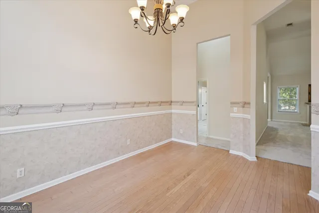 wooden floor in an empty room