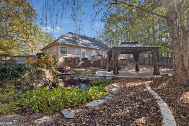 a view of outdoor space with trees