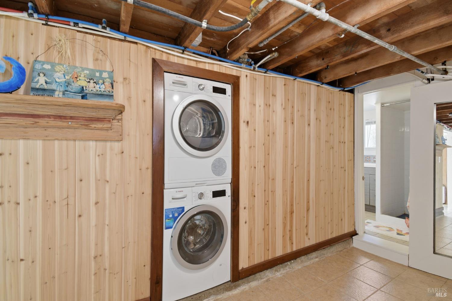 75 Ocean View Avenue Dillon Beach, CA 94929 - Photo 31 of 48 Downstairs stacked Bosch washer/dryer included in sale