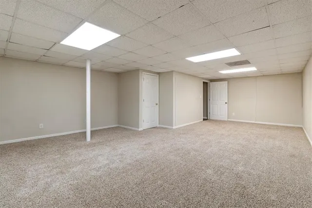 a view of empty room