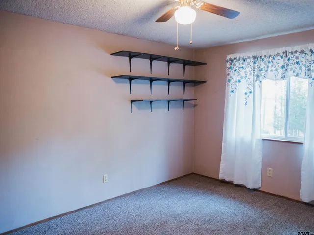 an outdoor space with seating