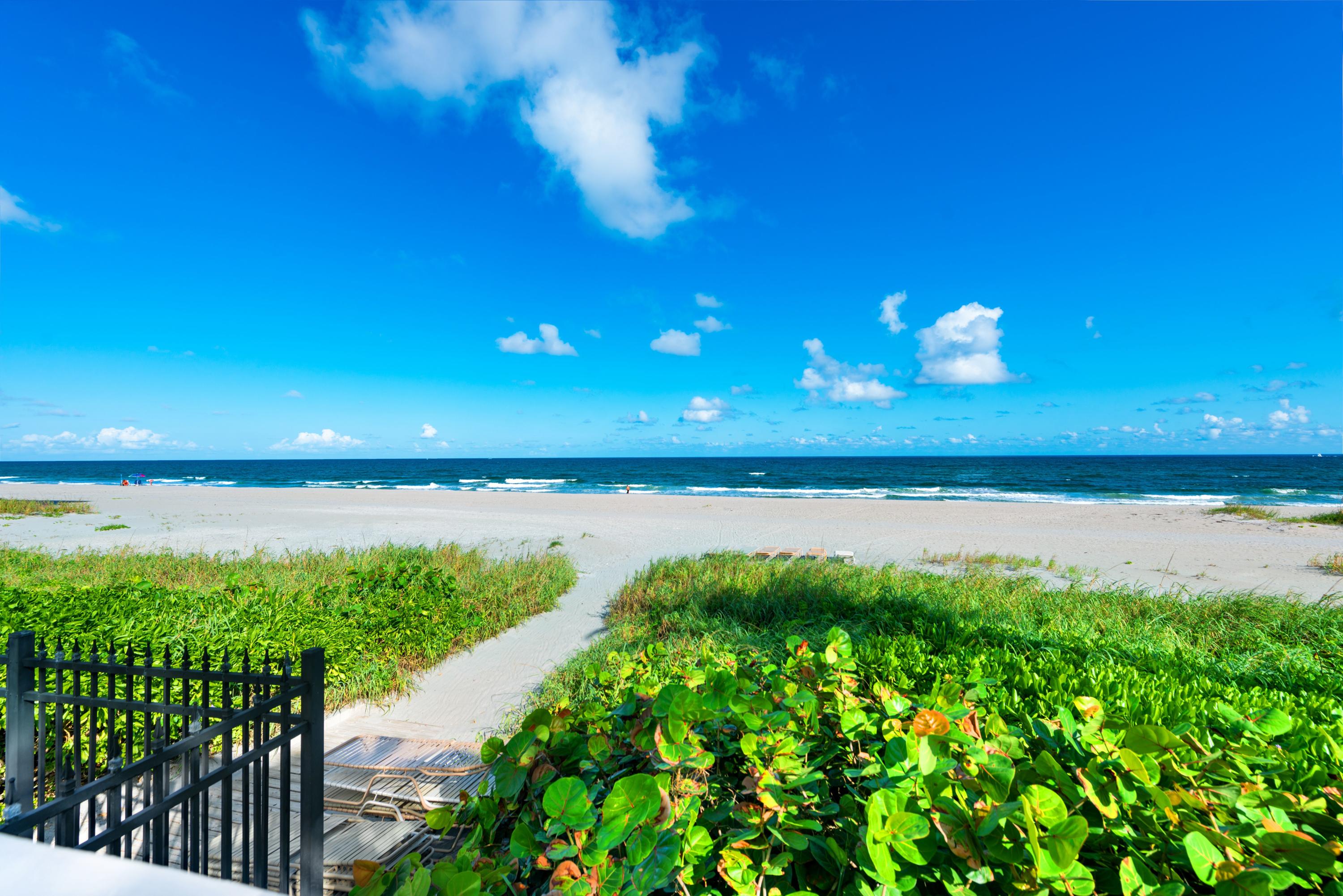 600 South Ocean Boulevard, Unit 1107 Boca Raton, FL 33432 - Photo 40 of 40 walkway from pool to beach