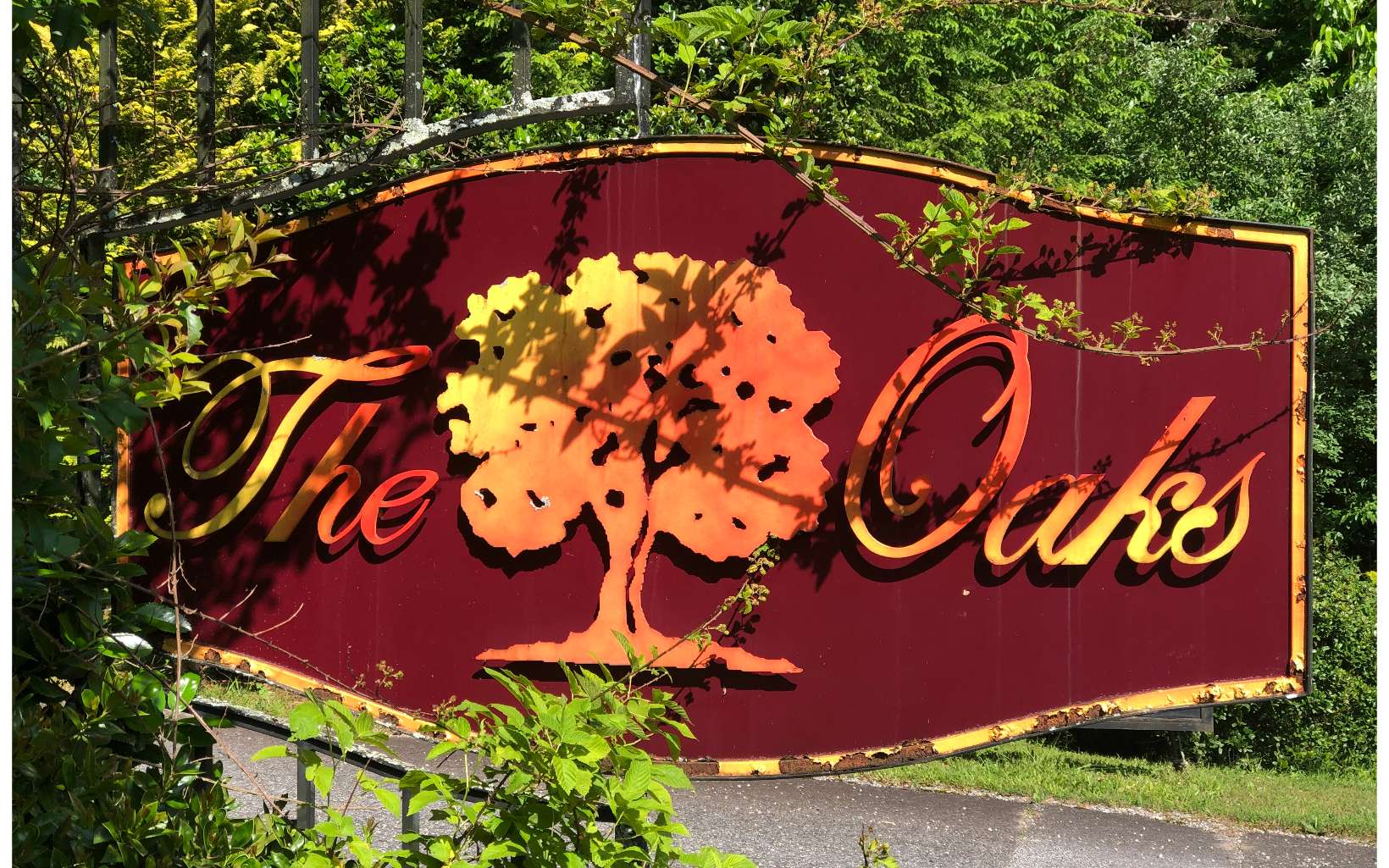 13 The Oaks At Branch Blue Ridge, GA 30513 - Photo 1 of 1 an aerial view of a red sign board