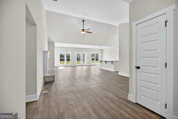 wooden floor in an empty room