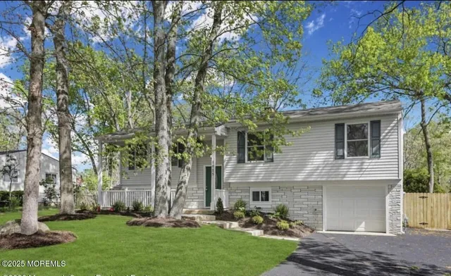 front view of house with a yard