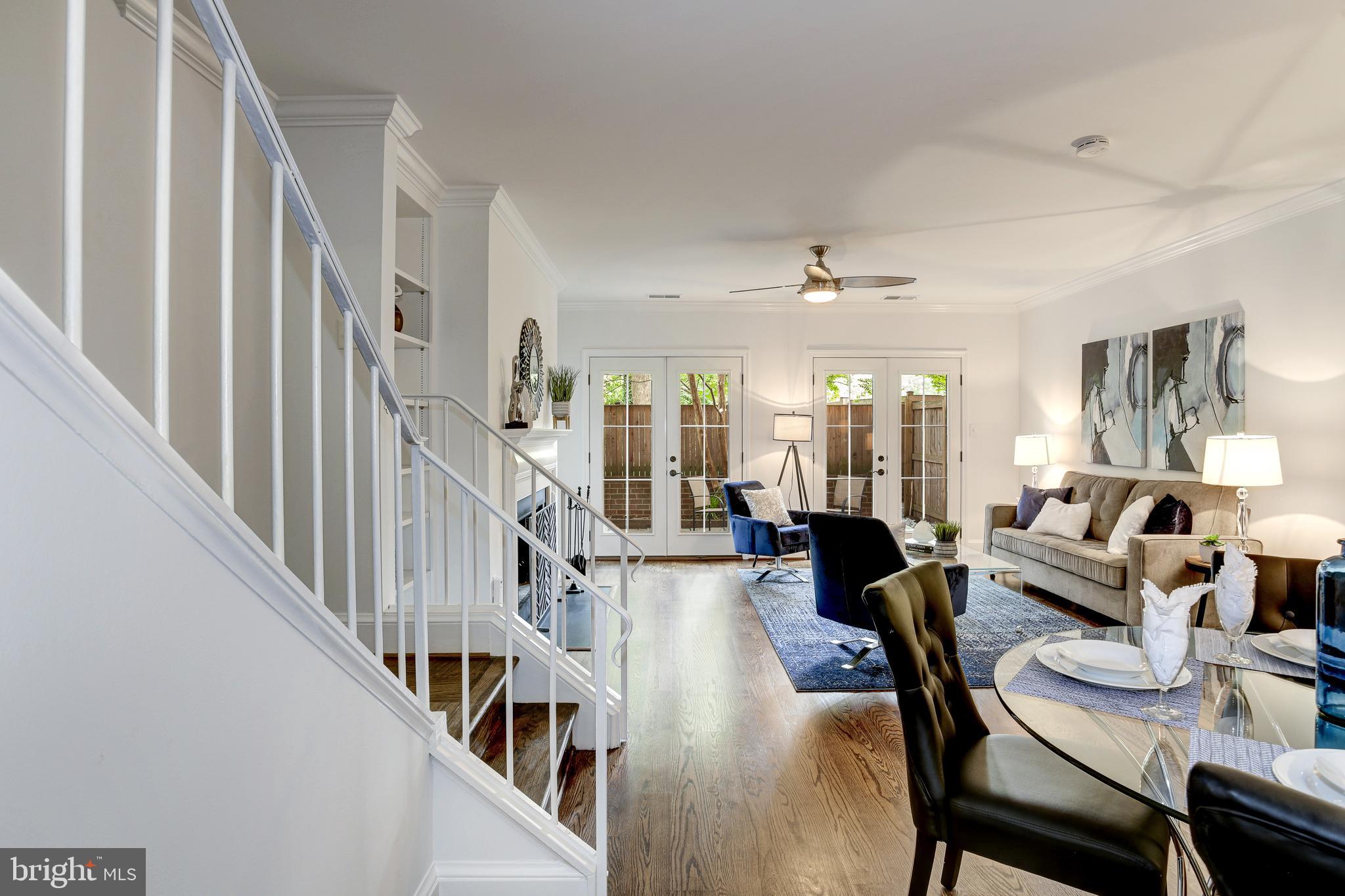 3205 Sutton Place Northwest, Unit D Washington, DC 20016 - Photo 4 of 25 Staircase to the upper level