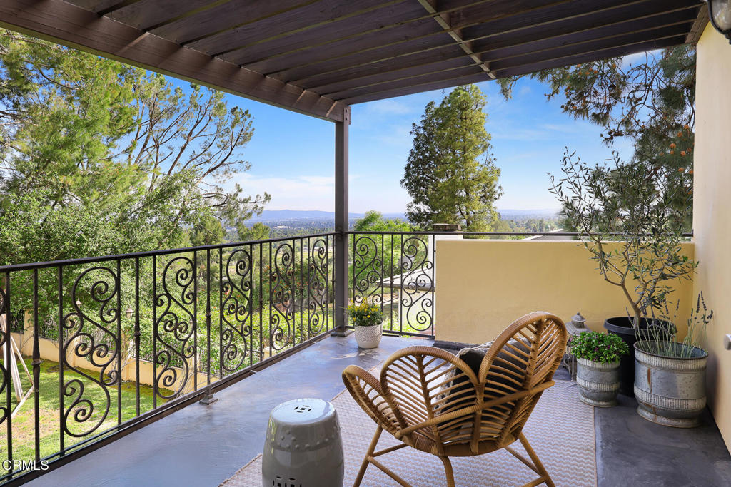 574 Camillo Road Sierra Madre, CA 91024 - Photo 42 of 72 Primary Bedroom Private Balcony