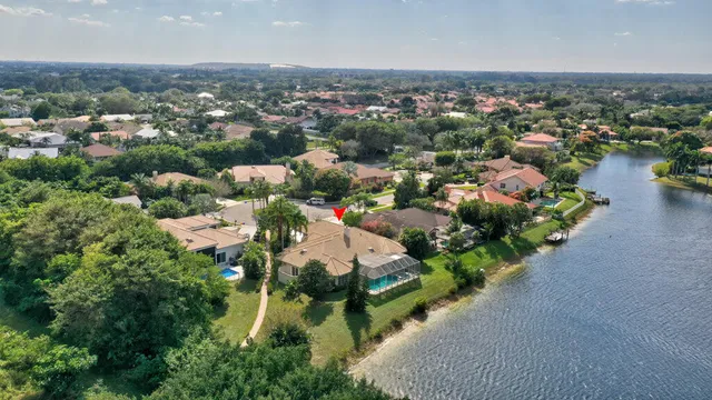 an aerial view of a city with lots of residential buildings