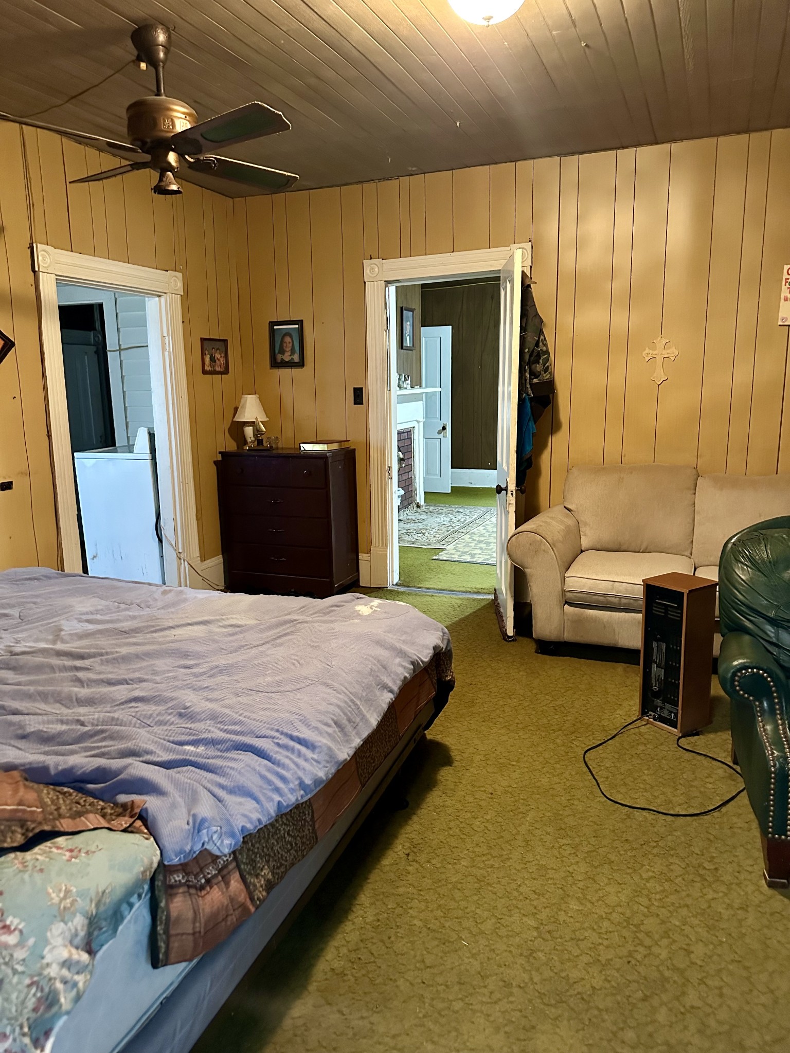 247 Hamestring Road Fayetteville, TN 37334 - Photo 25 of 29 a bedroom with a bed dresser and a flat tv screen